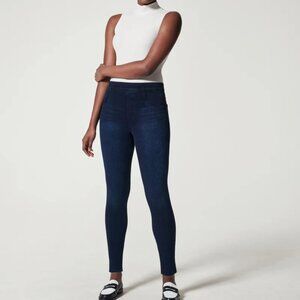 ✨Like New✨ SPANX Jean-ish Ankle Leggings Twilight Rinse Size M petite
